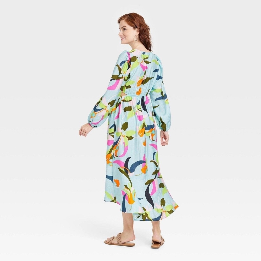 A New Day Pastel Patterned Dress - Picture 3 of 11